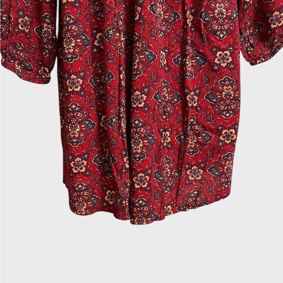 American Eagle Floral Babydoll Mini Dress Women's Sz XXS Boho Festival Coachella - Picture 12 of 16